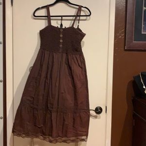 Brown sun dress